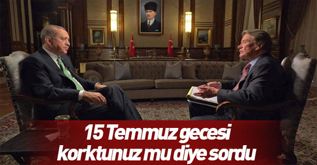 Cumhurbaşkanı Erdoğan Amerikan CBS kanalına konuştu
