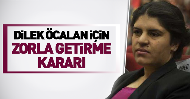 Dilek Öcalan için flaş karar!