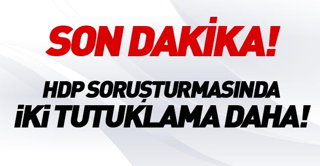 HDP'de iki tutuklama daha!
