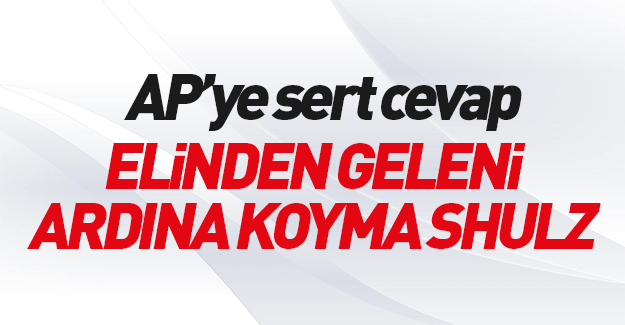 Türkiye'den AP'ye sert cevap: Elinden geleni ardına koyma!