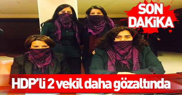 HDP'li iki vekil daha gözaltına alındı!