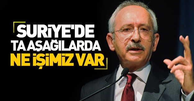 Kılıçdaroğlu: Türkiye bataklığın içinde!