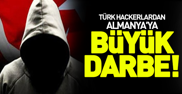 Türk hackerlardan Almanya'ya büyük darbe!