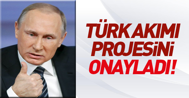 Putin Türk Akımı projesini onayladı