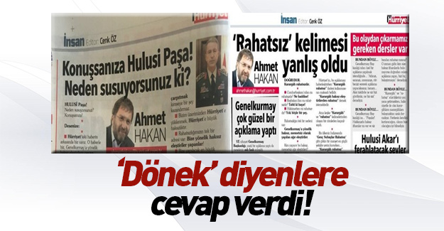 Ahmet Hakan "dönek" eleştirilerine cevap verdi
