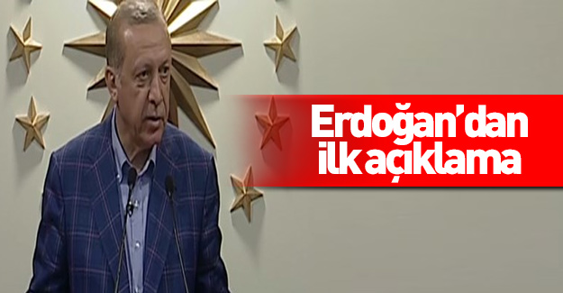Cumhurbaşkanı Erdoğan'ın referandum sonrası ilk sözleri