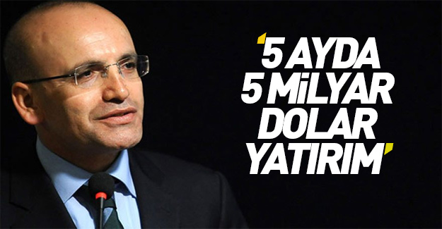 Mehmet Şimşek'ten yatırım rakamları