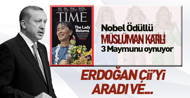 Erdoğan Myanmar liderini uyardı!