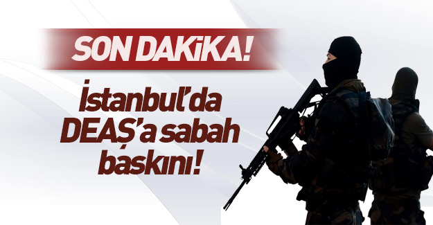 İstanbul'da DEAŞ'a büyük operasyon!