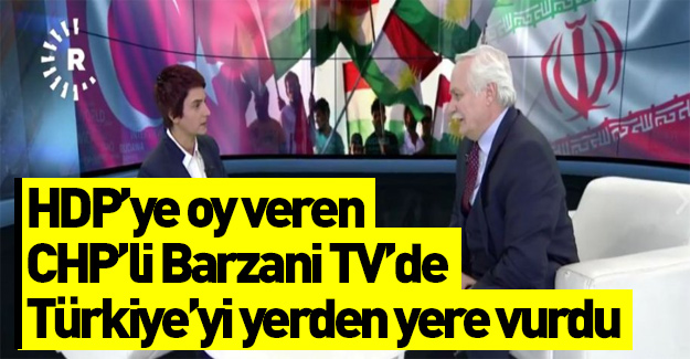 Murat Özçelik Barzani TV'de Türkiye'yi eleştirdi