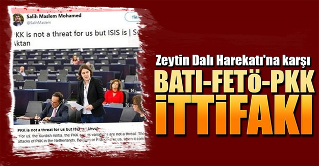 Zeytin Dalı Harekatı'na karşı BATI-FETÖ-PKK ittifakı
