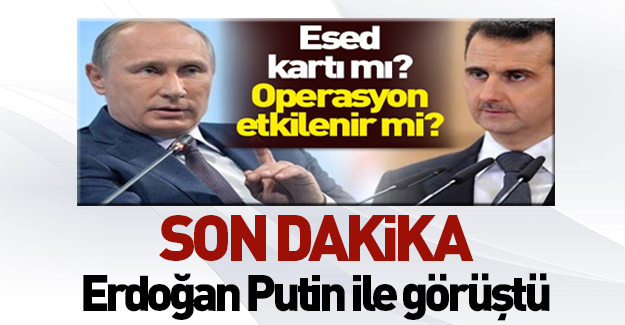 Erdoğan ile Putin telefon görüşmesi yaptı!