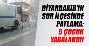 Diyarbakır'ın Sur ilçesinde son dakika patlama! 5 çocuk yaralandı...