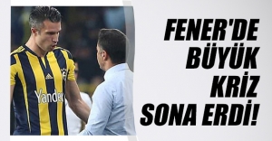 Fenerbahçe'de Vitor Pereira - Robin Van Persie gerginliği sona erdi!
