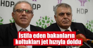 HDP'li bakanların boşalan koltukları jet hızıyla doldu!