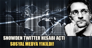 Snowden twitter hesabı açtı, sosyal medya yıkıldı!