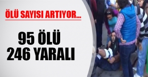 Ankara'da katliam! Ölü sayısı 95'e yükseldi