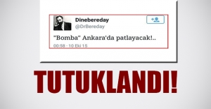 Ankara saldırısının ömceden bilen twitter kullanıcısı tutuklandı! Flaş son dakika...
