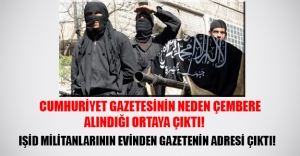 IŞİD hücre evinden Cumhuriyet Gazetesi'nin adresi ve eylem planı çıktı! Gazetenin çevresi bu yüzden çembere alındı...