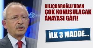 Kılıçdaroğlu büyük bir gafa imza attı! Kemal Kılıçdaroğlu'nun anayasa hakkında flaş ifadelerde bulundu!