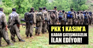 PKK çatışmasızlık ilan ediyor