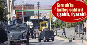 Şırnak'ta kalleş saldırı! 1 polis şehit, 1 yaralı