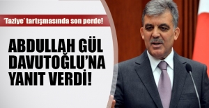 "Taziye" tartışmasında son perde! Abdullah Gül Davutoğlu'na yanıt verdi