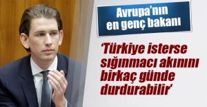 Avrupa'nın en genç bakanı: Türkiye isterse sığınmacı akınını durdurur