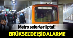 Brüksel’de üst düzey IŞİD alarmı! Toplu ulaşımı durdurdular