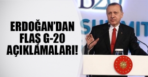 Cumhurbaşkanı Erdoğan'da G20 zirvesinde konuştu! İşte flaş açıklamalar