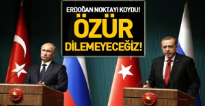 Türkiye Rusya'dan özür dileyecek mi? İşte Erdoğan'dan özür açıklaması