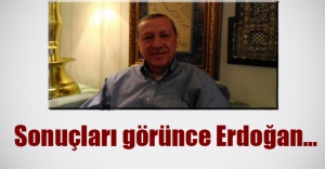 Erdoğan'ın yüzü gülüyor! Yüzde 50'yi gören Erdoğan sevinci fotoğraf karelerine yansıdı...