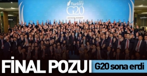 G20 bu görüntü ile sona erdi!