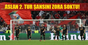 Galatasaray deplasmanda Benfica'ya yenildi! Aslan'ın iki tur şansı zora girdi