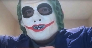 Joker maskesi takıp tehdit savurmuştu: Tutuklandı