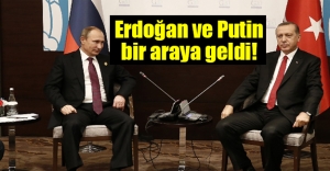 Merakla beklenen görüşme gerçekleşti! Erdoğan ve Putin biraraya geldi