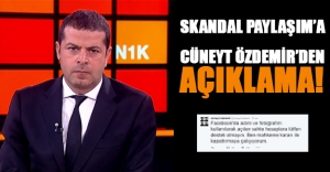 Skandal paylaşıma Özdemir'den açıklama!
