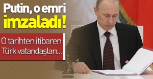 SON DAKİKA: Putin o emri imzaladı! Rusya'dan Türkiye'ye yaptırım!