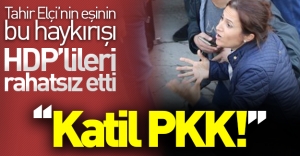 Tahir Elçi'nin eşi isyan etti! HDP'liler rahatsız oldu!