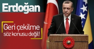 Cumhurbaşkanı Erdoğan, Dragan Çoviç ve Bakir İzzetbegoviç ile görüştü! Erdoğan: ''Geri çekilme söz konusu değil!''