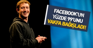 Facebook'un kurucusu Mark Zuckerberg servetini bağışladı