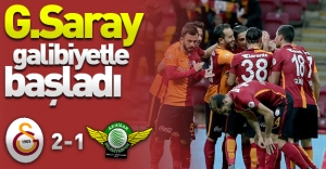 Galatasaray Türkiye Kupası'na galibiyetle başladı! (Galatasaray 2-1 Akhisar Belediyespor)