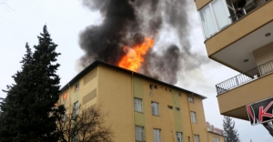 Kahramanmaraş'ta öğrenci yurdunda yangın