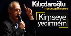 Kemal Kılıçdaroğlu, Eren Erdem'i savundu