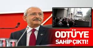 Kemal Kılıçdaroğlu ODTÜ'ye sahip çıktı