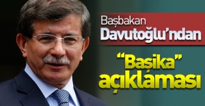 SON DAKİKA: Başbakan Davutoğlu'ndan ''Başika'' açıklaması!