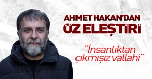 Ahmet Hakan Hürriyet'i eleştirdi
