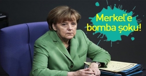 Merkel'in bürosunda bomba alarmı