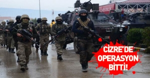 Efkan Ala: Cizre'de operasyon sona erdi