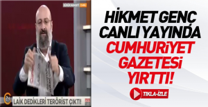 Cumhuriyet Gazetesine büyük tepki
